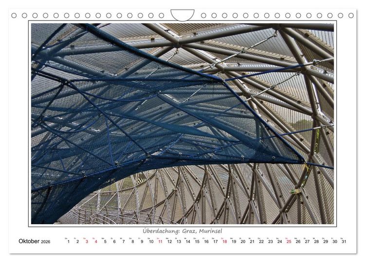 Produktbild: Details zeitgen&ouml;ssischer Architektur (Wandkalender 2026 DIN A4 quer), CALVENDO Monatskalender