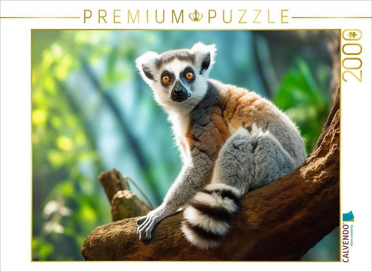 Produktbild: CALVENDO Puzzle Katta Lemur | 2000 Teile Lege-Gr&ouml;&szlig;e 90x67cm Foto-Puzzle f&uuml;r gl&uuml;ckliche Stunden