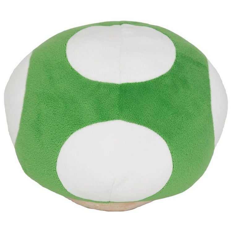 Produktbild: Nintendo Super Mario, Super Pilz, Pl&uuml;sch, gr&uuml;n, 16 cm