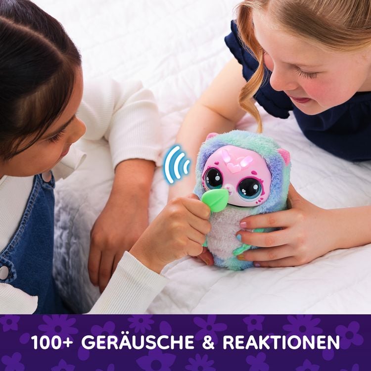 Produktbild: Bloomables von Hatchimals - Kittyfly, Interaktives Spielzeug mit &Uuml;berraschung, doppelter Verwandlung und &uuml;ber 100 Ger&auml;uschen und Reaktionen