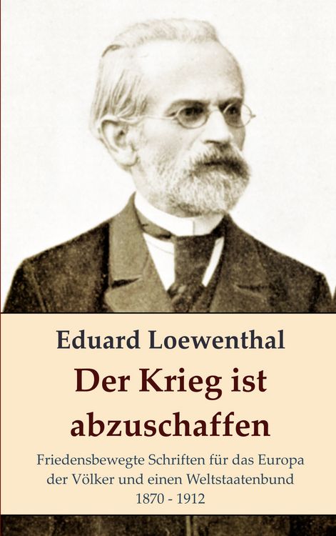 Produktbild: Der Krieg ist abzuschaffen