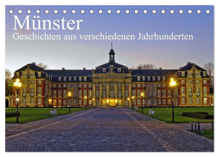 Produktbild: M&uuml;nster - Geschichten aus verschiedenen Jahrhunderten (Tischkalender 2026 DIN A5 quer), CALVENDO Monatskalender