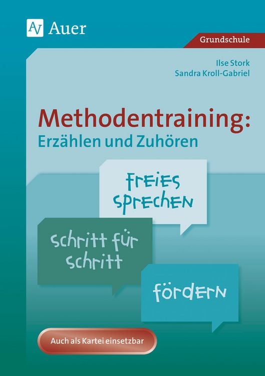 Produktbild: Methodentraining: Erz&auml;hlen und Zuh&ouml;ren