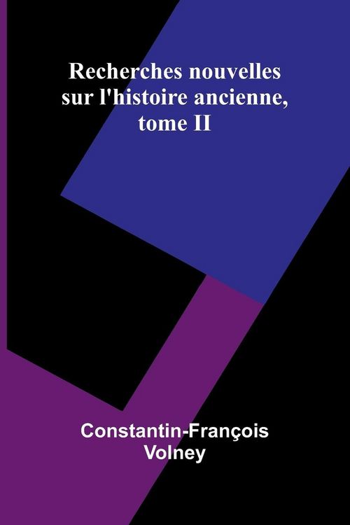 Produktbild: Recherches nouvelles sur l'histoire ancienne, tome II