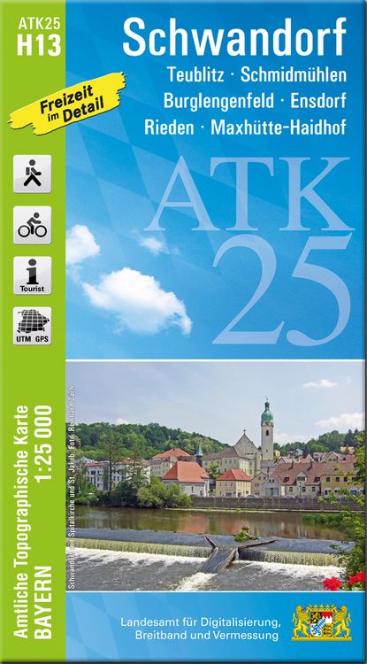 Produktbild: ATK25-H13 Schwandorf (Amtliche Topographische Karte 1:25000)