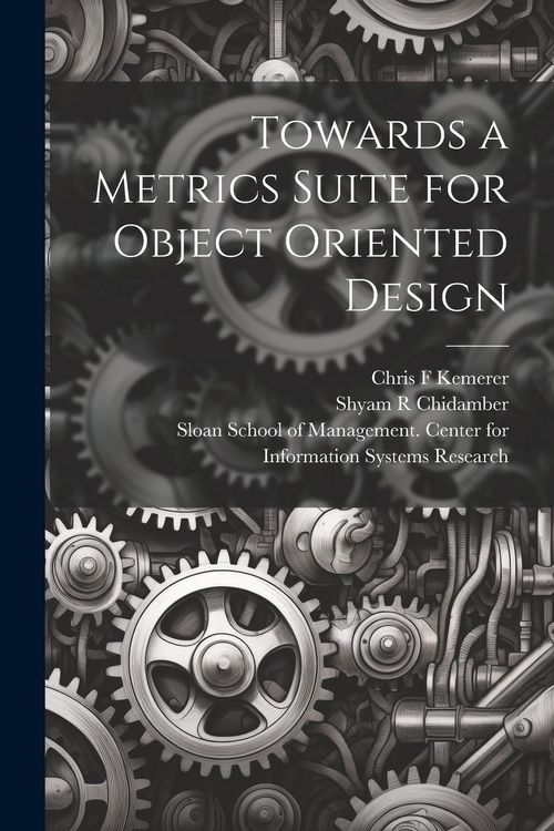 Produktbild: Towards a Metrics Suite for Object Oriented Design
