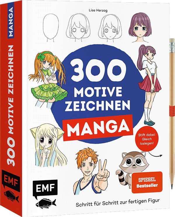 Produktbild: 300 Motive zeichnen &ndash; Manga