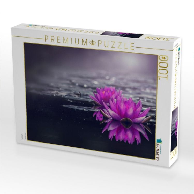 Produktbild: CALVENDO Puzzle Seerosen | 1000 Teile Lege-Gr&ouml;&szlig;e 64x48cm Foto-Puzzle f&uuml;r gl&uuml;ckliche Stunden