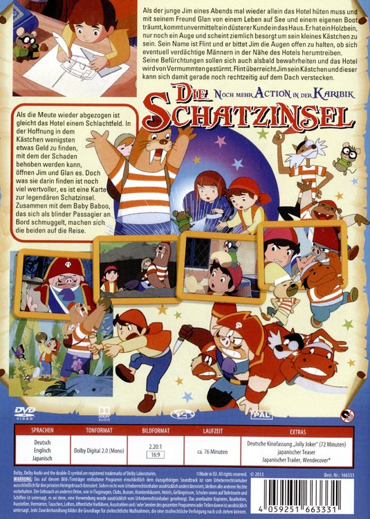 Produktbild: Die Schatzinsel - Das grosse Abenteur der Tiere