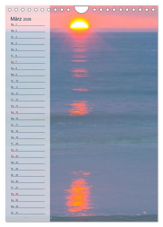 Produktbild: Maritim - Geburtstagskalender (Wandkalender 2026 DIN A4 hoch), CALVENDO Monatskalender