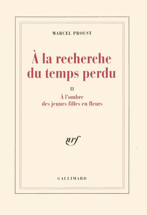 Produktbild: A la recherche du temps perdu