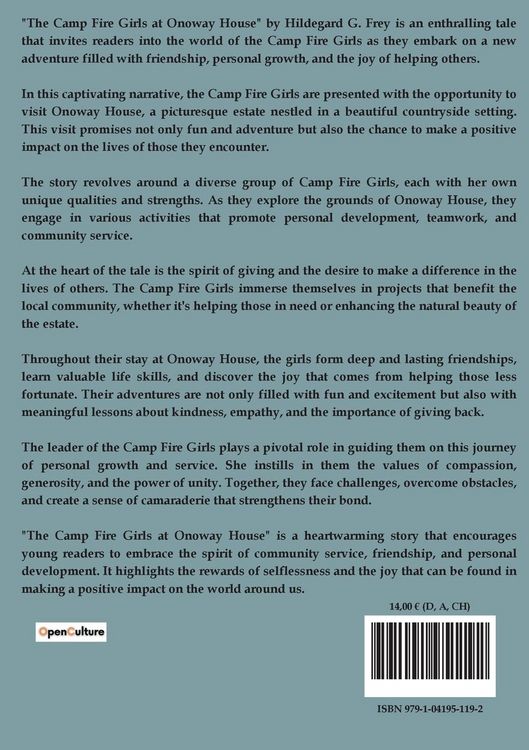 Produktbild: The Camp Fire Girls at Onoway House