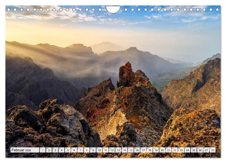 Produktbild: La Palma - La Isla Bonita - Kanarische Inseln (Wandkalender 2026 DIN A4 quer), CALVENDO Monatskalender