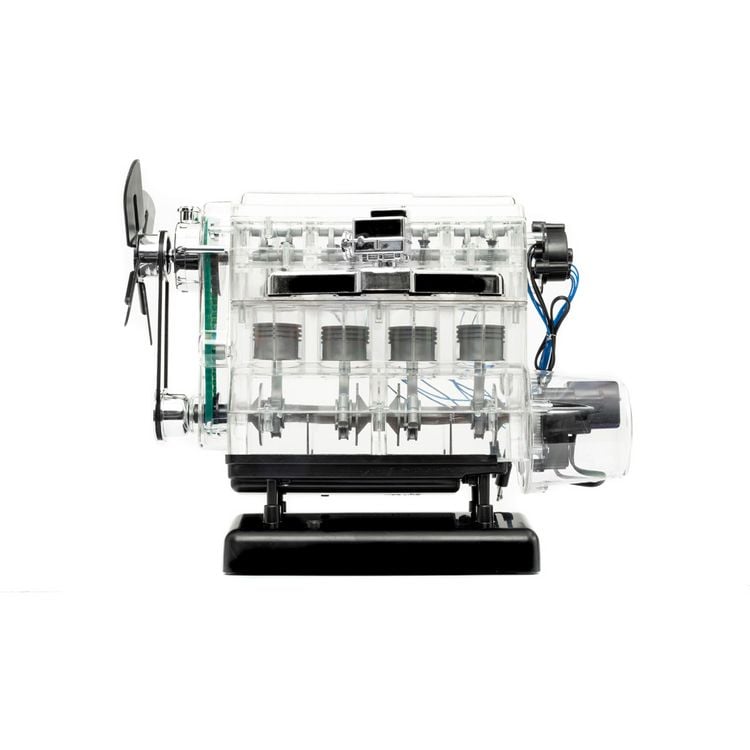 Produktbild: FRANZIS 67175 - Der gro&szlig;e Technikbausatz 4-Zylinder-Motor - Facelift 2026