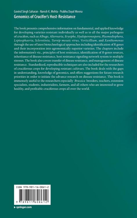 Produktbild: Genomics of Crucifer&rsquo;s Host-Resistance