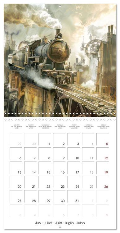 Produktbild: Steampunk - Mechanical World (Wall Calendar 2026 12 &times; 12 Inch) CALVENDO 12 Month Wall Calendar
