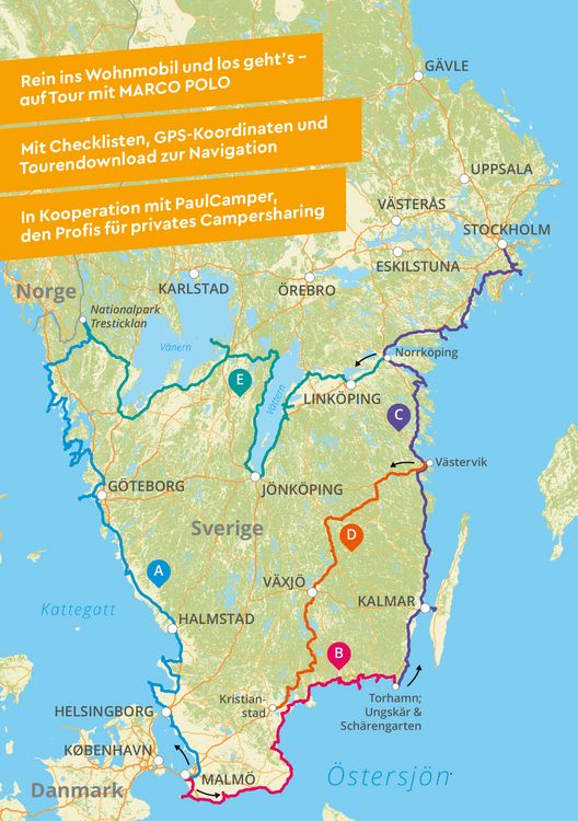 Produktbild: MARCO POLO Camper Guide S&uuml;dschweden