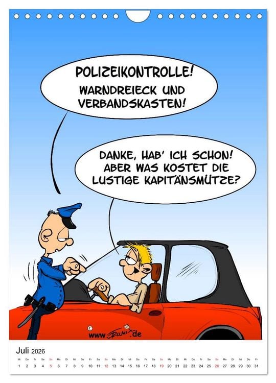 Produktbild: Trumix Cartoons - Nichts geht mehr (Wandkalender 2026 DIN A4 hoch), CALVENDO Monatskalender