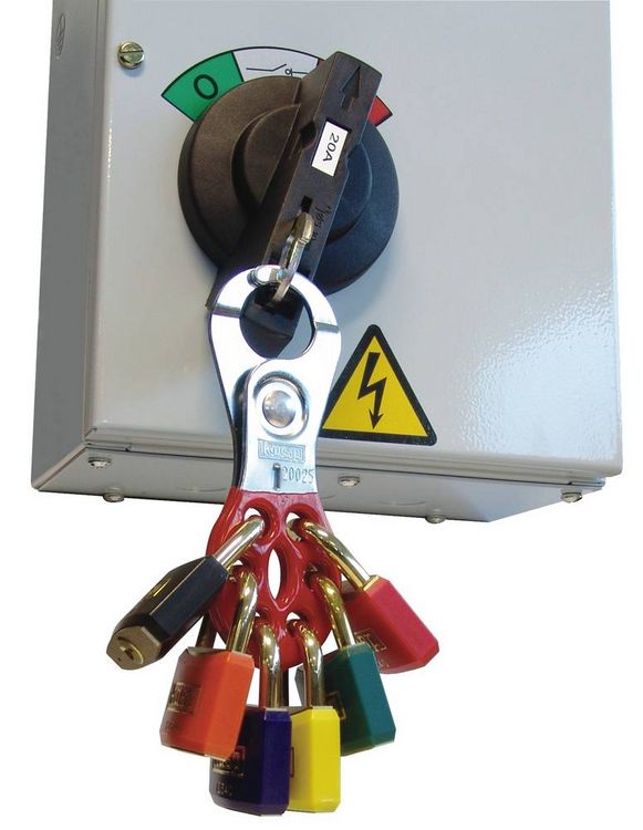 Produktbild: Kasp K20038D Sicherungshaspe 90mm Rot