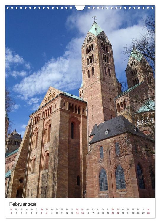 Produktbild: Speyer-Rund um die Maximilianstra&szlig;e (Wandkalender 2026 DIN A3 hoch), CALVENDO Monatskalender