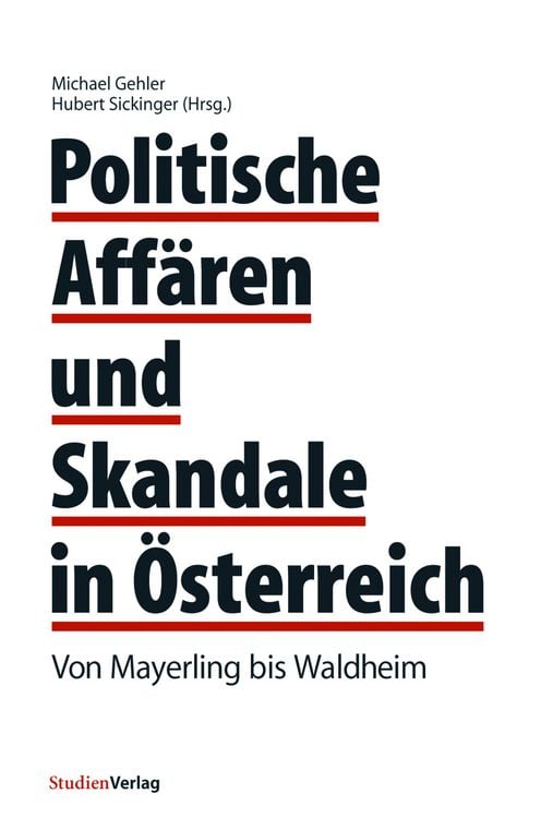 Produktbild: Politische Aff&auml;ren und Skandale in &Ouml;sterreich