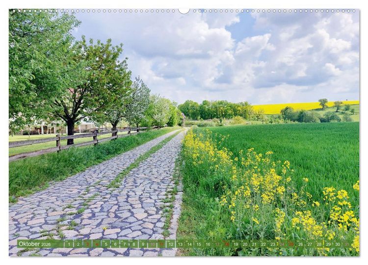 Produktbild: Rund um P&ouml;&szlig;neck - Im Saale-Orla-Kreis (Wandkalender 2026 DIN A2 quer), CALVENDO Monatskalender