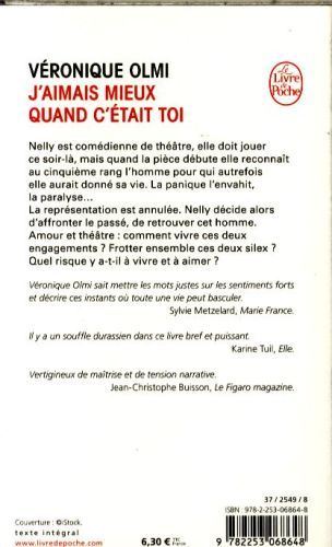 Produktbild: Olmi, V: J'aimais mieux quand c&eacute;tait toi