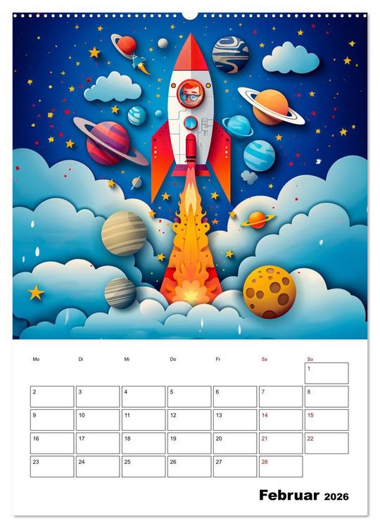 Produktbild: Traumjobs von Morgen - Der Zukunfts-Planer f&uuml;r gro&szlig;e Tr&auml;ume (Wandkalender 2026 DIN A2 hoch), CALVENDO Monatskalender