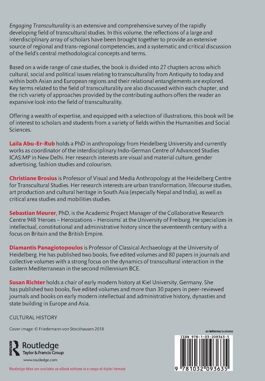 Produktbild: Engaging Transculturality