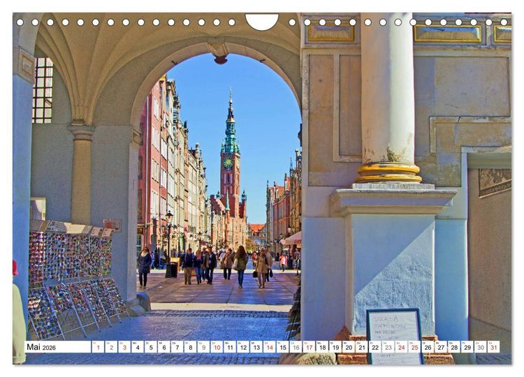 Produktbild: Danzig - Eine historische Sch&ouml;nheit (Wandkalender 2026 DIN A4 quer), CALVENDO Monatskalender