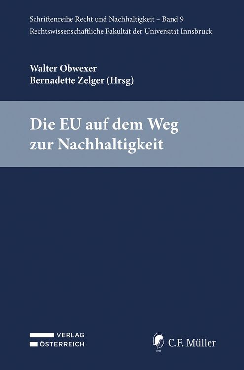 Produktbild: Die EU auf dem Weg zur Nachhaltigkeit