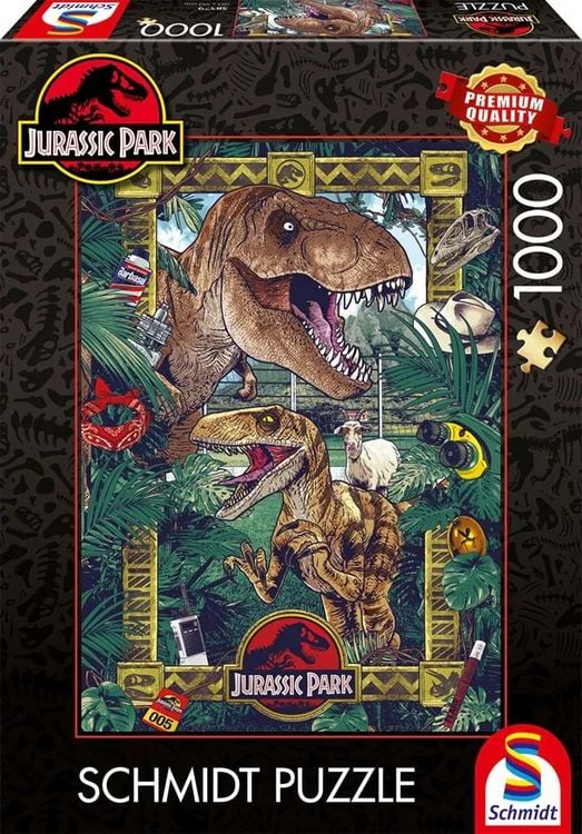 Produktbild: Schmidt 58579 - Jurassic Park, Die &Auml;ra der Dinosaurier, Puzzle, 1000 Teile
