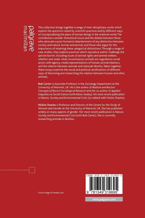 Produktbild: Human and Other Animals