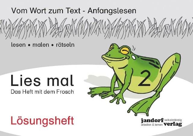 Produktbild: Lies mal Band 2 - Das Heft mit dem Frosch (L&ouml;sungsheft)