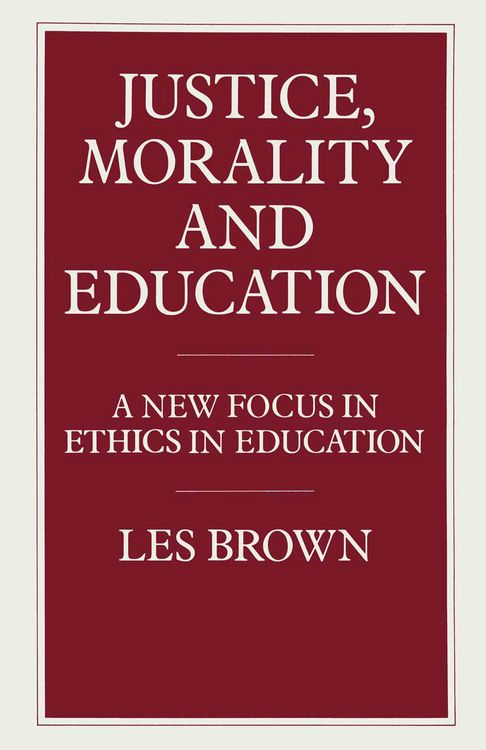 Produktbild: Justice, Morality and Education