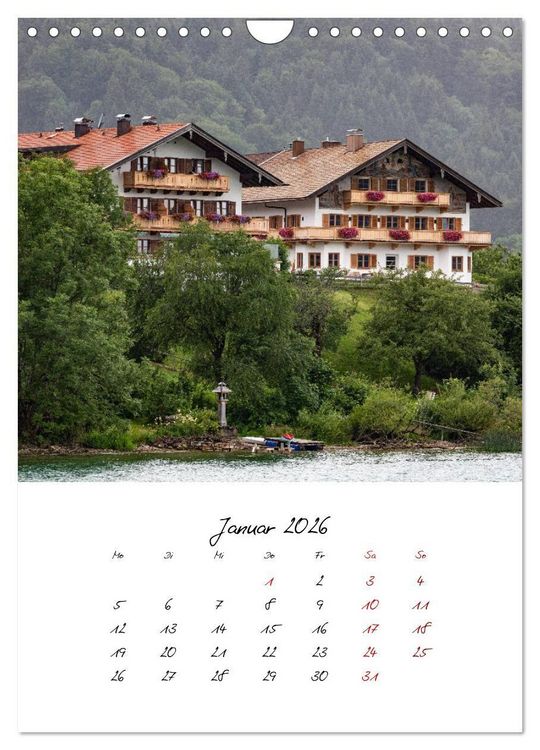 Produktbild: Tegernsee - Im Herz der Natur (Wandkalender 2026 DIN A4 hoch), CALVENDO Monatskalender
