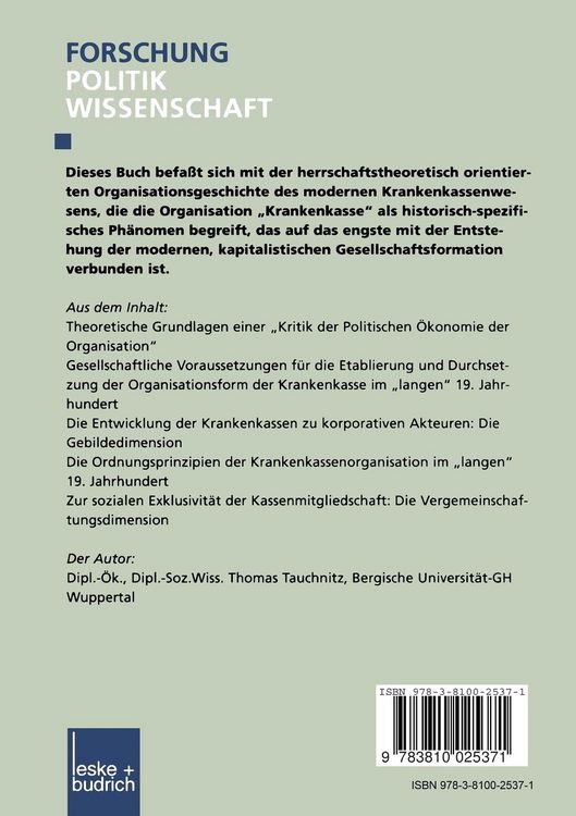 Produktbild: Krankenkassen &mdash; Zwang oder Segen?