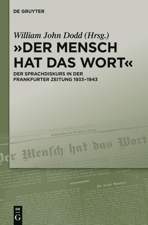 Produktbild: "Der Mensch hat das Wort"