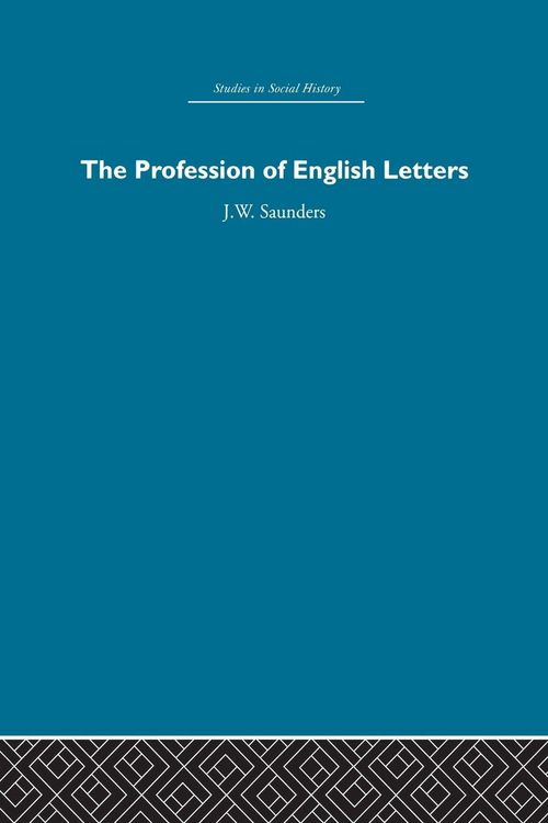 Produktbild: The Profession of English Letters