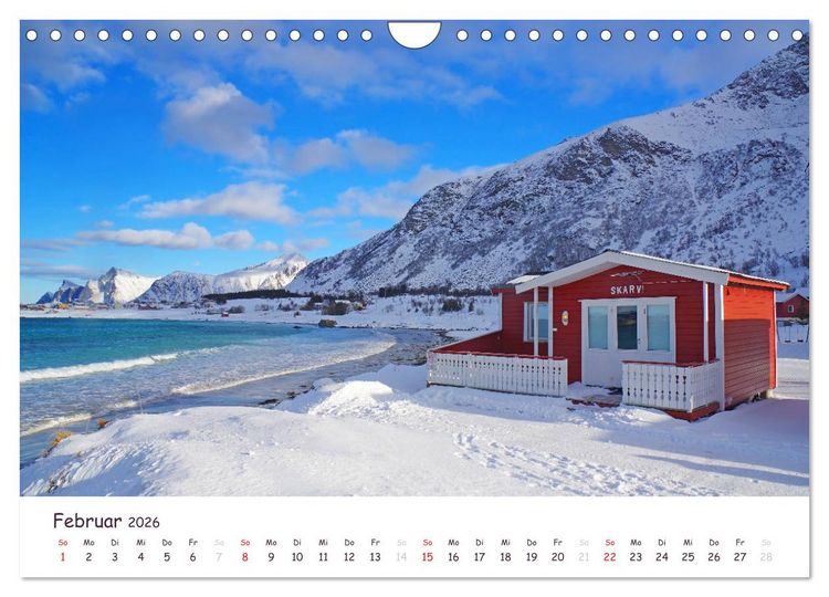 Produktbild: Die Lofoten - Magie des Lichtes (Wandkalender 2026 DIN A4 quer), CALVENDO Monatskalender