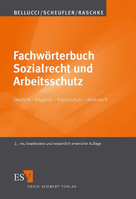 Produktbild: Fachw&ouml;rterbuch Sozialrecht und Arbeitsschutz - - Deutsch - Englisch - Franz&ouml;sisch - Italienisch