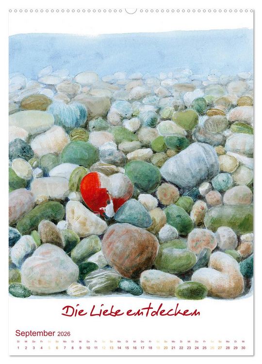 Produktbild: Herzflimmern (Wandkalender 2026 DIN A2 hoch), CALVENDO Monatskalender