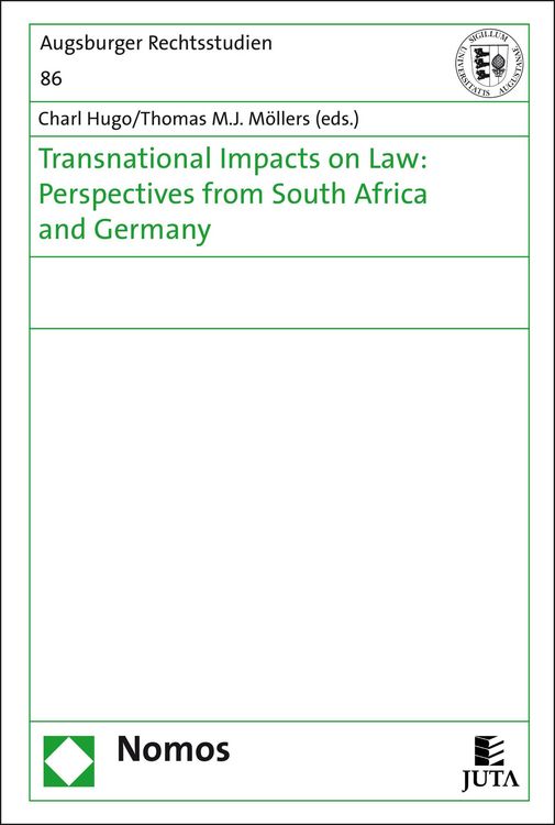 Produktbild: Transnational impacts on law: perspectives from South Africa and Germany