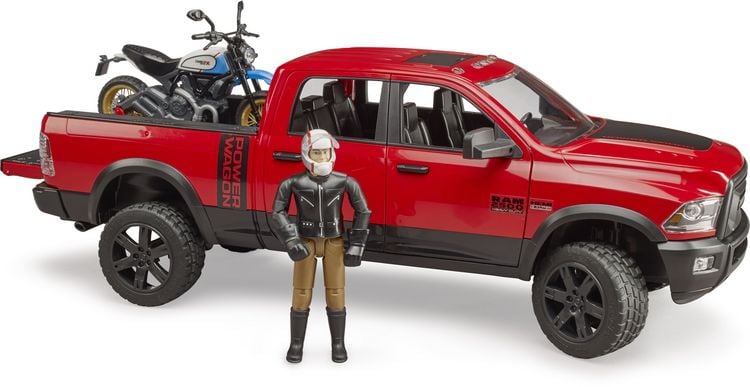 Produktbild: Bruder 02502 Ram 2500 Power Wagon mit Scrambler Ducati