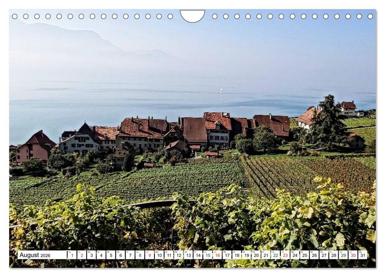 Produktbild: Aktiviere Sehns&uuml;chte Reiseziele in der Schweiz (Wandkalender 2026 DIN A4 quer), CALVENDO Monatskalender
