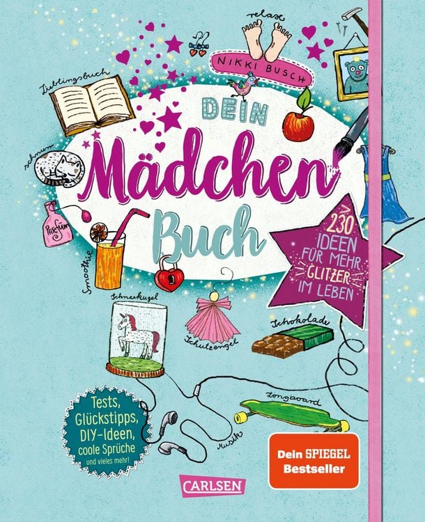 Produktbild: #buch4you: Dein M&auml;dchenbuch: &uuml;ber 230 Ideen f&uuml;r mehr Glitzer im Leben