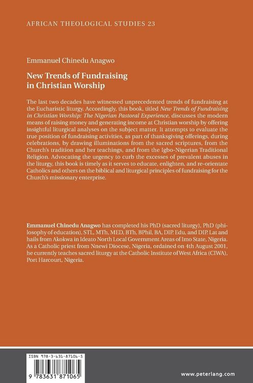 Produktbild: New Trends of Fundraising in Christian Worship