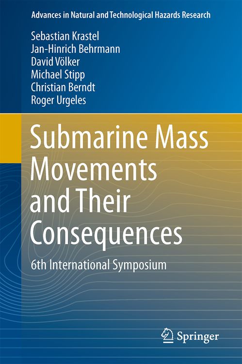 Produktbild: Submarine Mass Movements and Their Consequences
