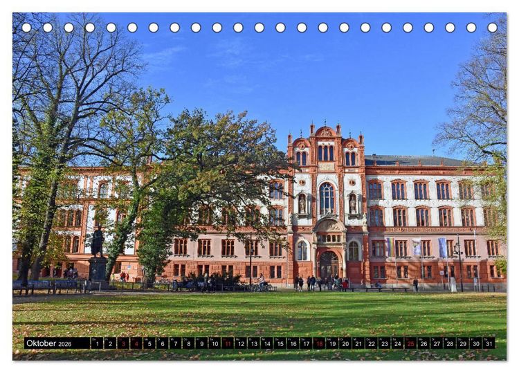 Produktbild: Warnem&uuml;nde und Rostock, Perlen an der Ostsee (Tischkalender 2026 DIN A5 quer), CALVENDO Monatskalender