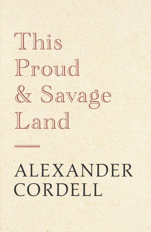 Produktbild: This Proud and Savage Land